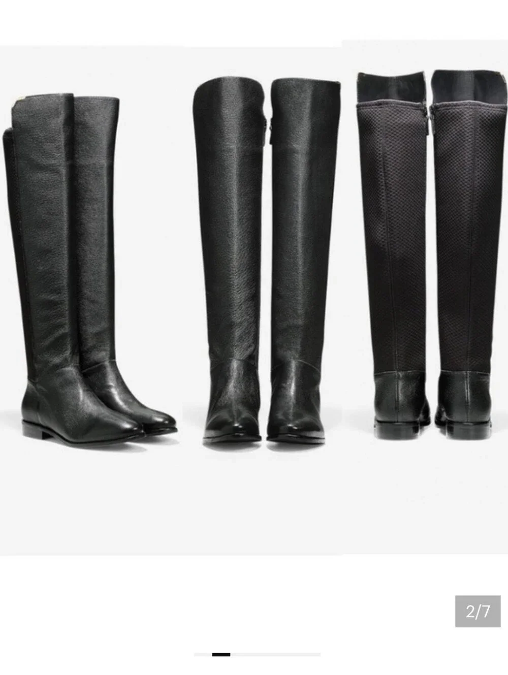 Cole Haan Dutchess Over The Knee Boot In Black Size 6.5B